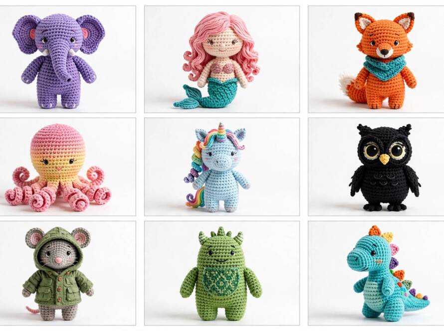 Adorable Knitted Toys
