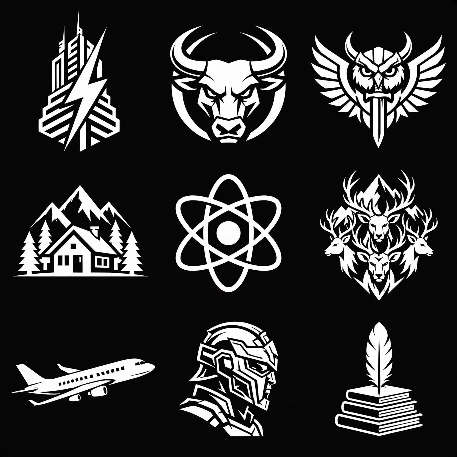 Angled Logo Icons