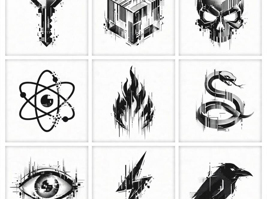 Barcode Matrix Logos-