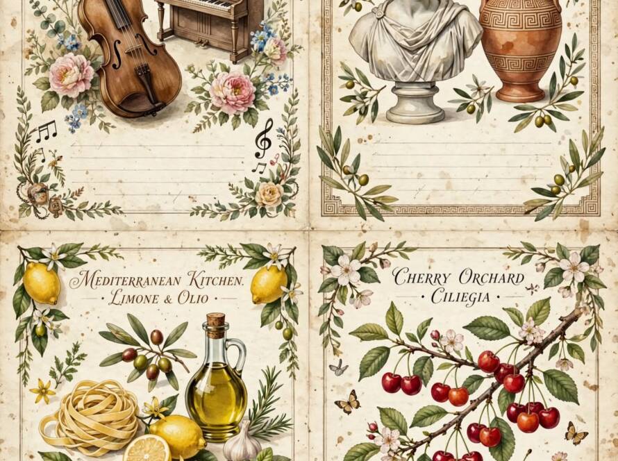 Botanical Writing Pages