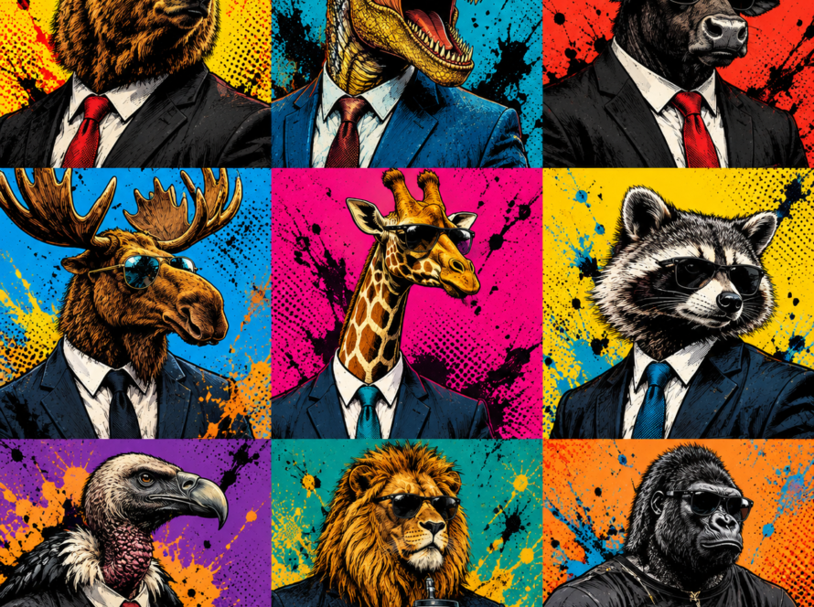 Business Animal T Shirt Designs
