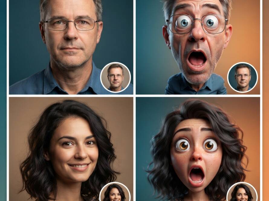 Cartoonify Realistic Animated Portraits