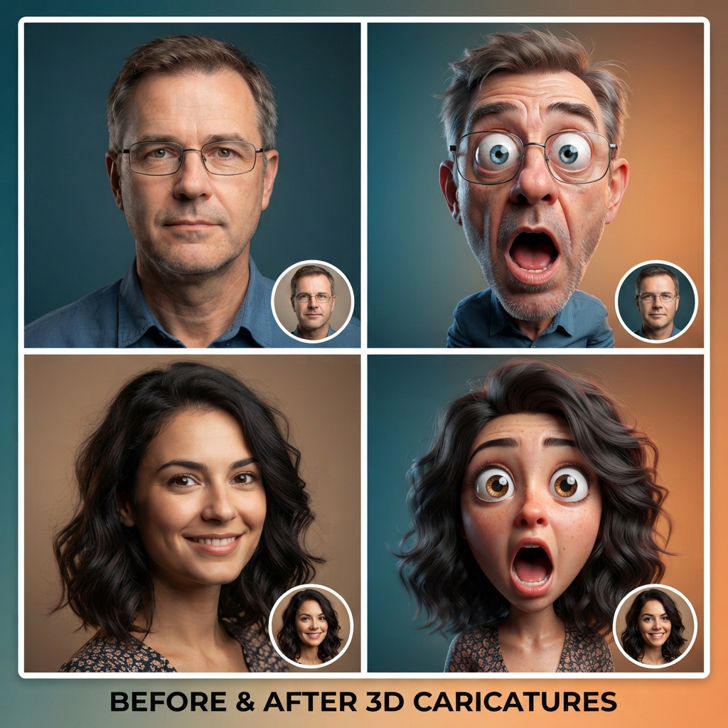 Cartoonify Realistic Animated Portraits