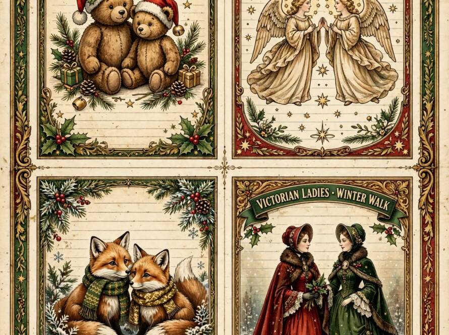 Christmas Character Writing Sheets