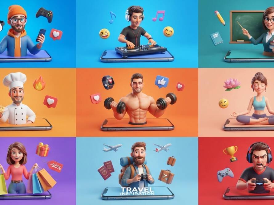 Dynamic 3D Social Media Marketing Posts