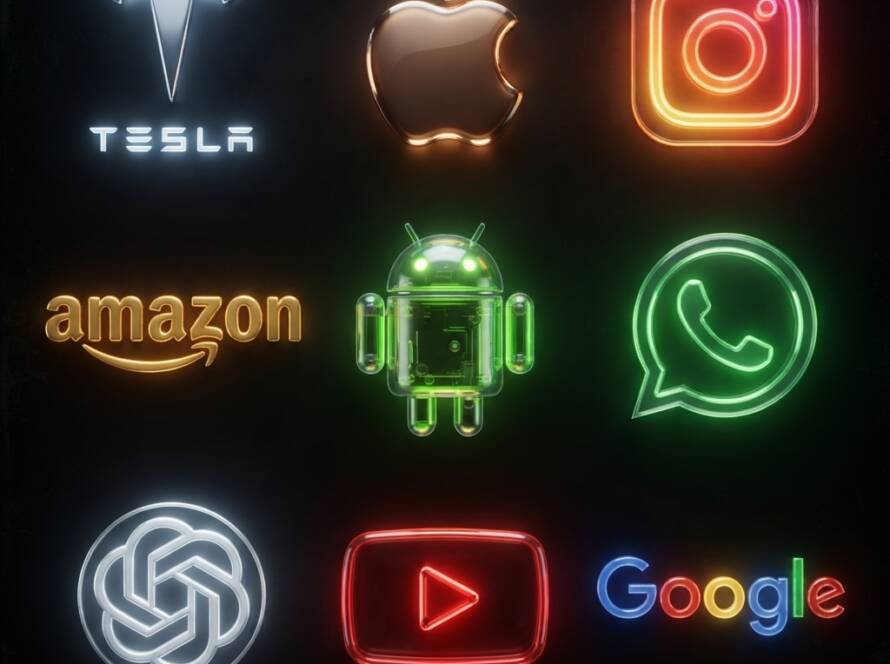 Dynamic Texture Logos-