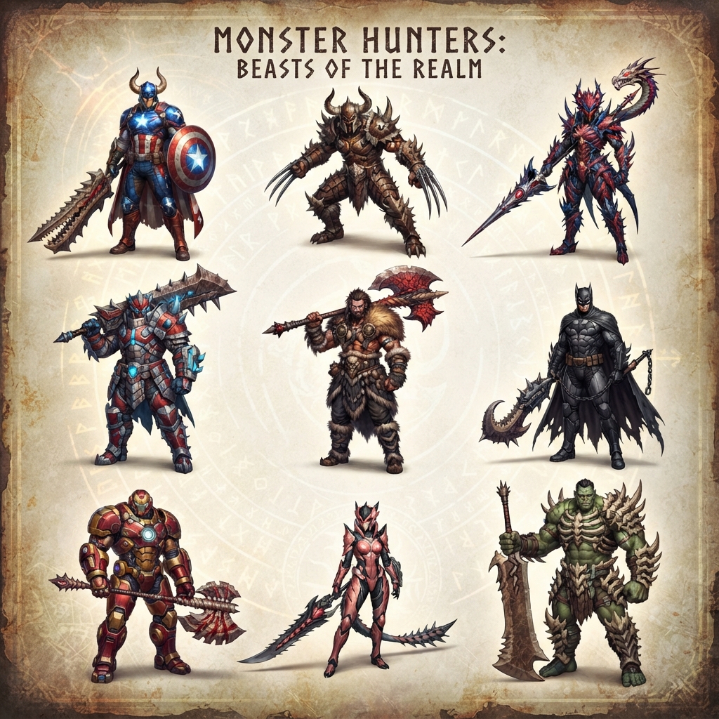 Monster Hunter Amors Marvel V 7