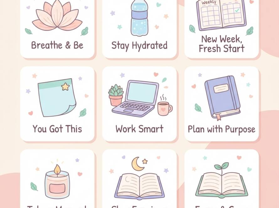 Pastel Lifestyle Productivity Art Kits