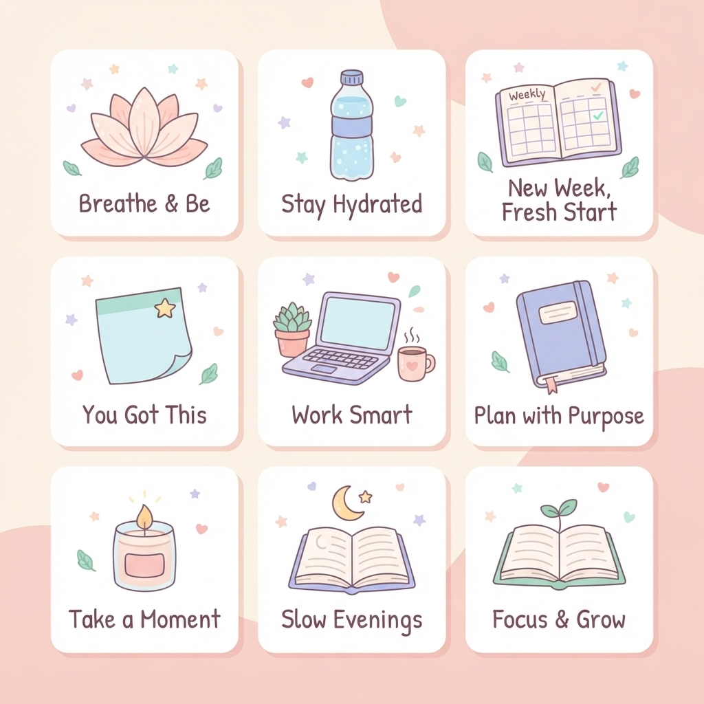Pastel Lifestyle Productivity Art Kits