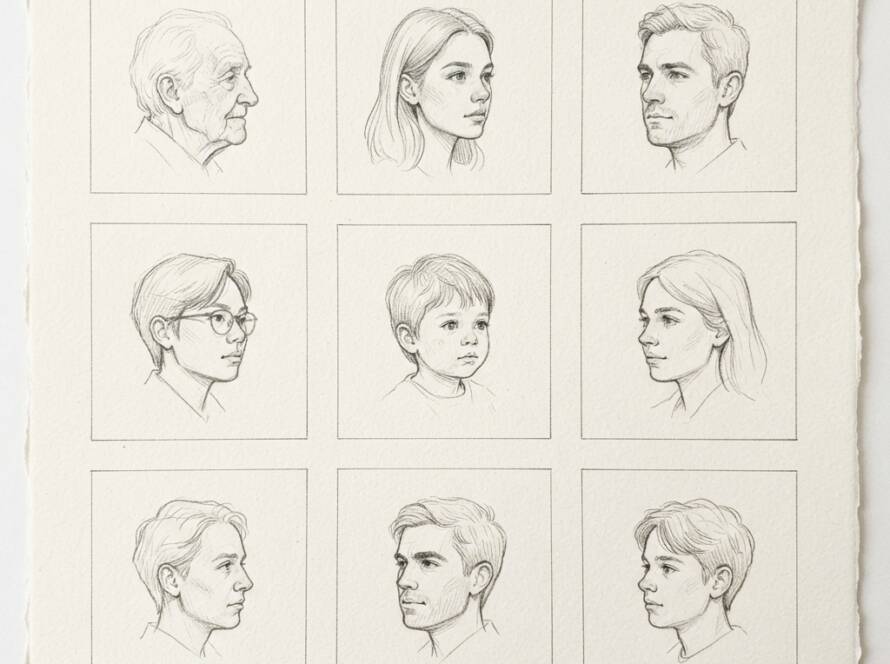 Pencil Sketch Portrait Generator