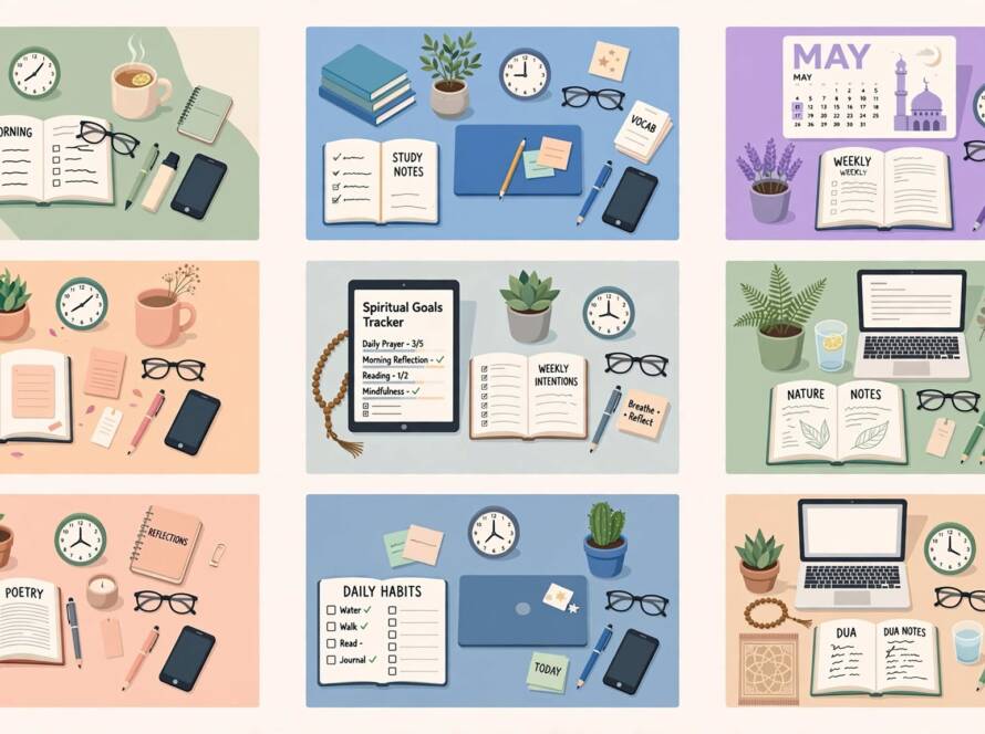 Productivity Mindfulness Planner Art