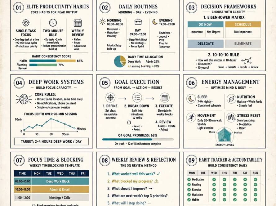 Productivity Poster Toolkits
