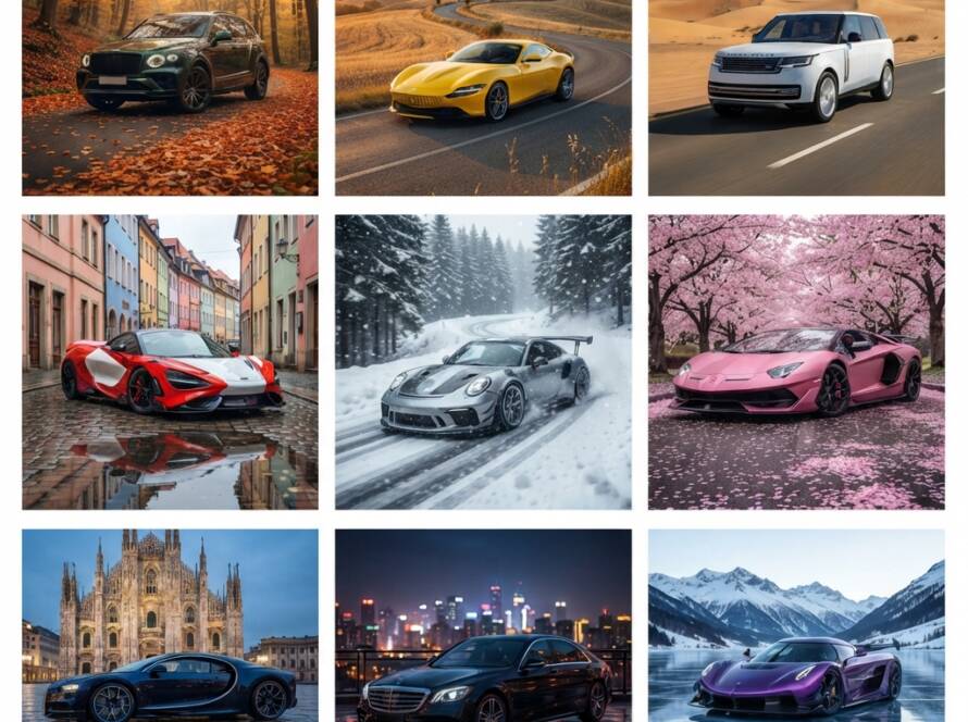 Realistic Cars And Environments