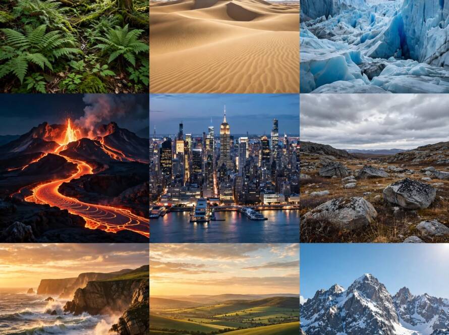 Realistic Landscape Photographs