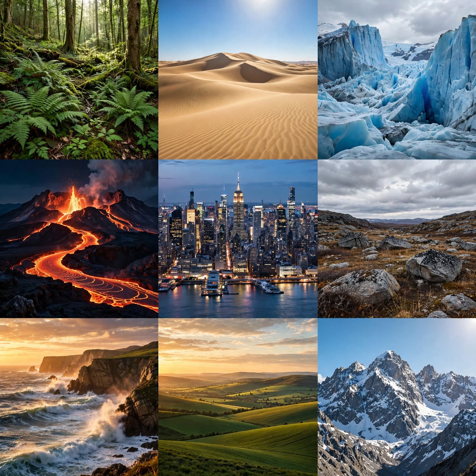 Realistic Landscape Photographs