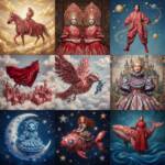 Surreal Folk Glitter Editorials