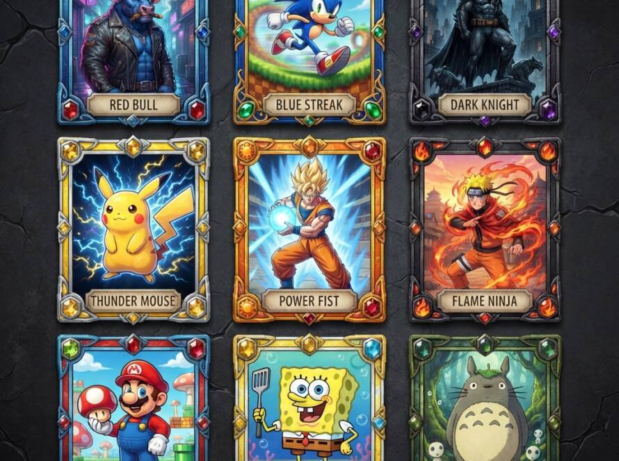 Trading Card Characters