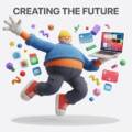 3D illustration UI UX design