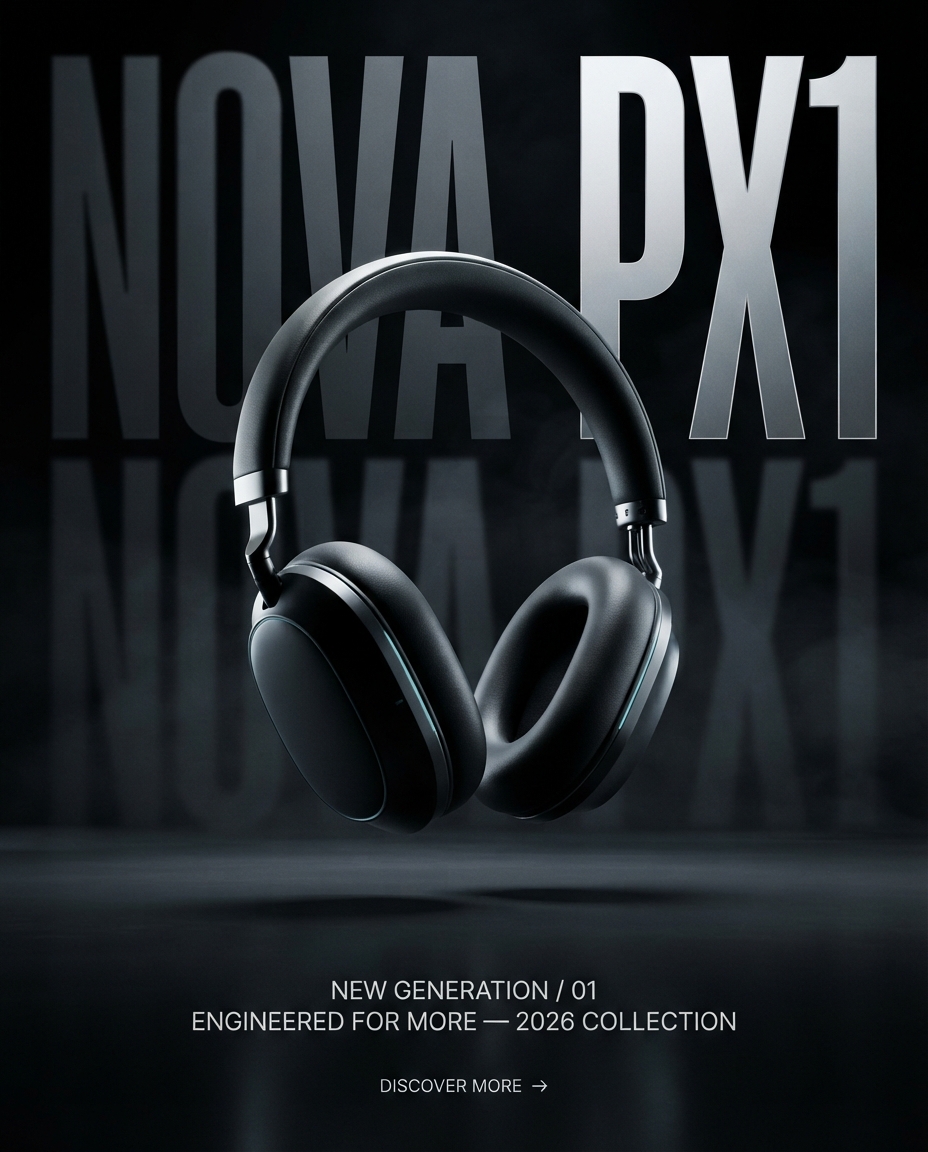 Commercial Advertisement Poster UI UX Design