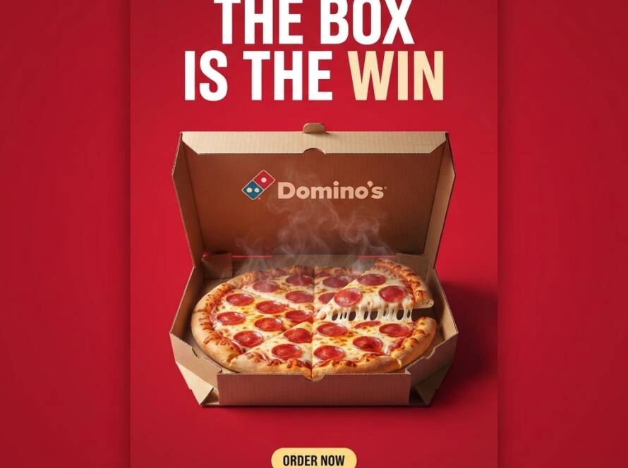 DOMINO'S advertising Product Photography