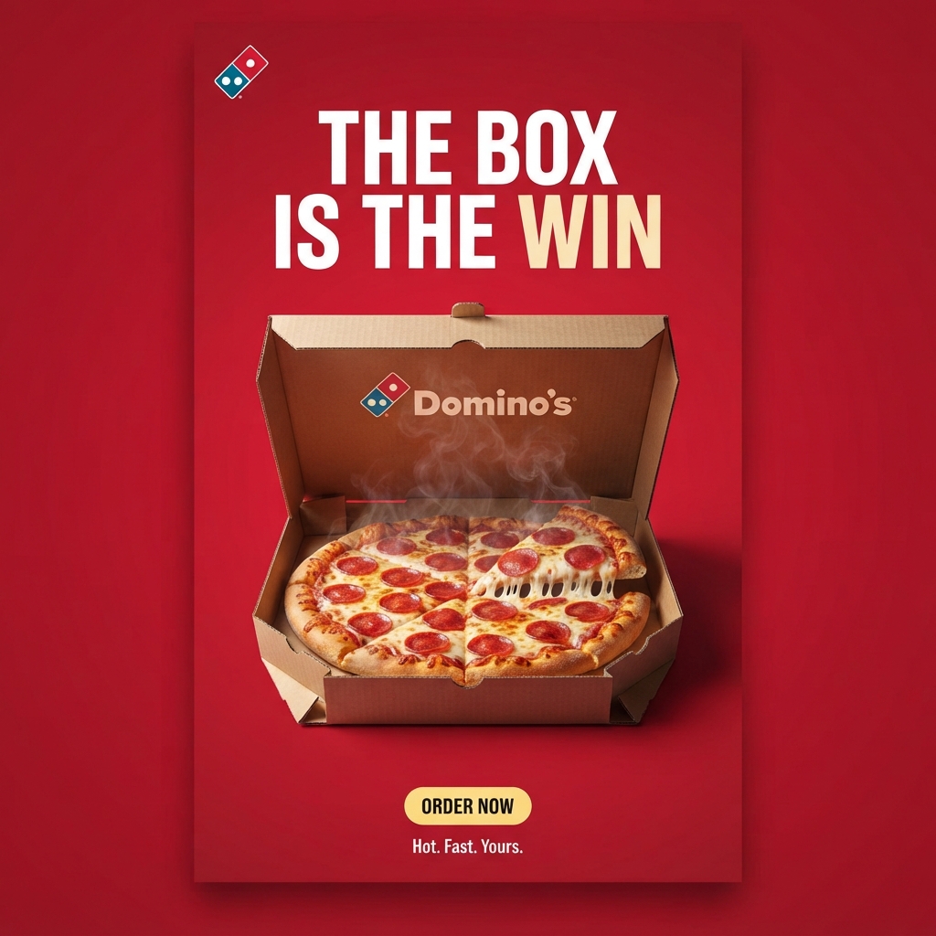 DOMINO'S advertising Product Photography