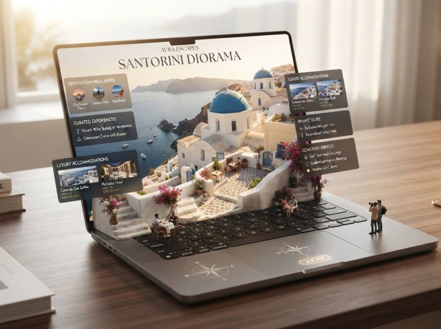 Travel Platform UI UX Design